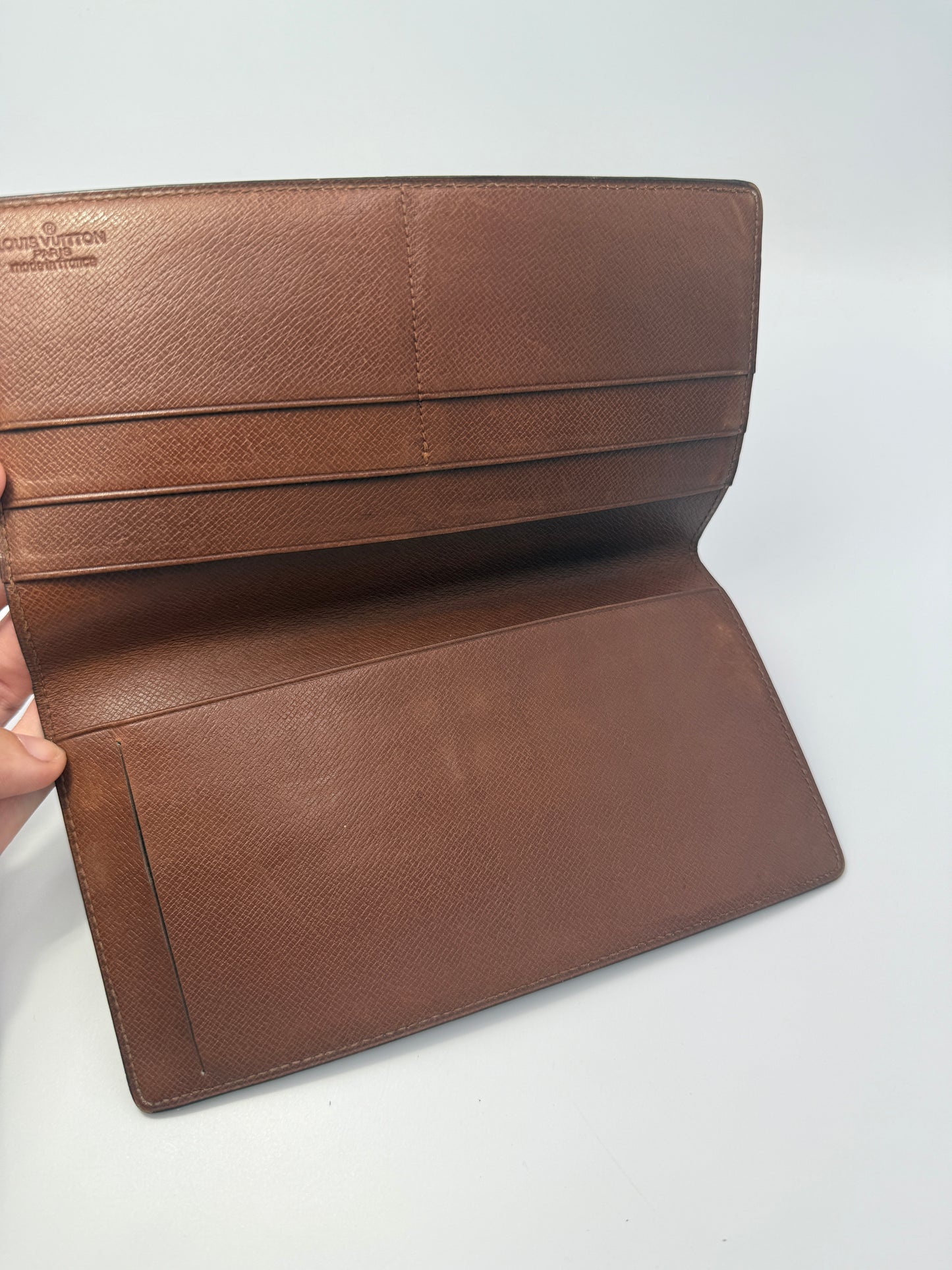 Louis Vuitton Monogram Checkbook Cover Wallet