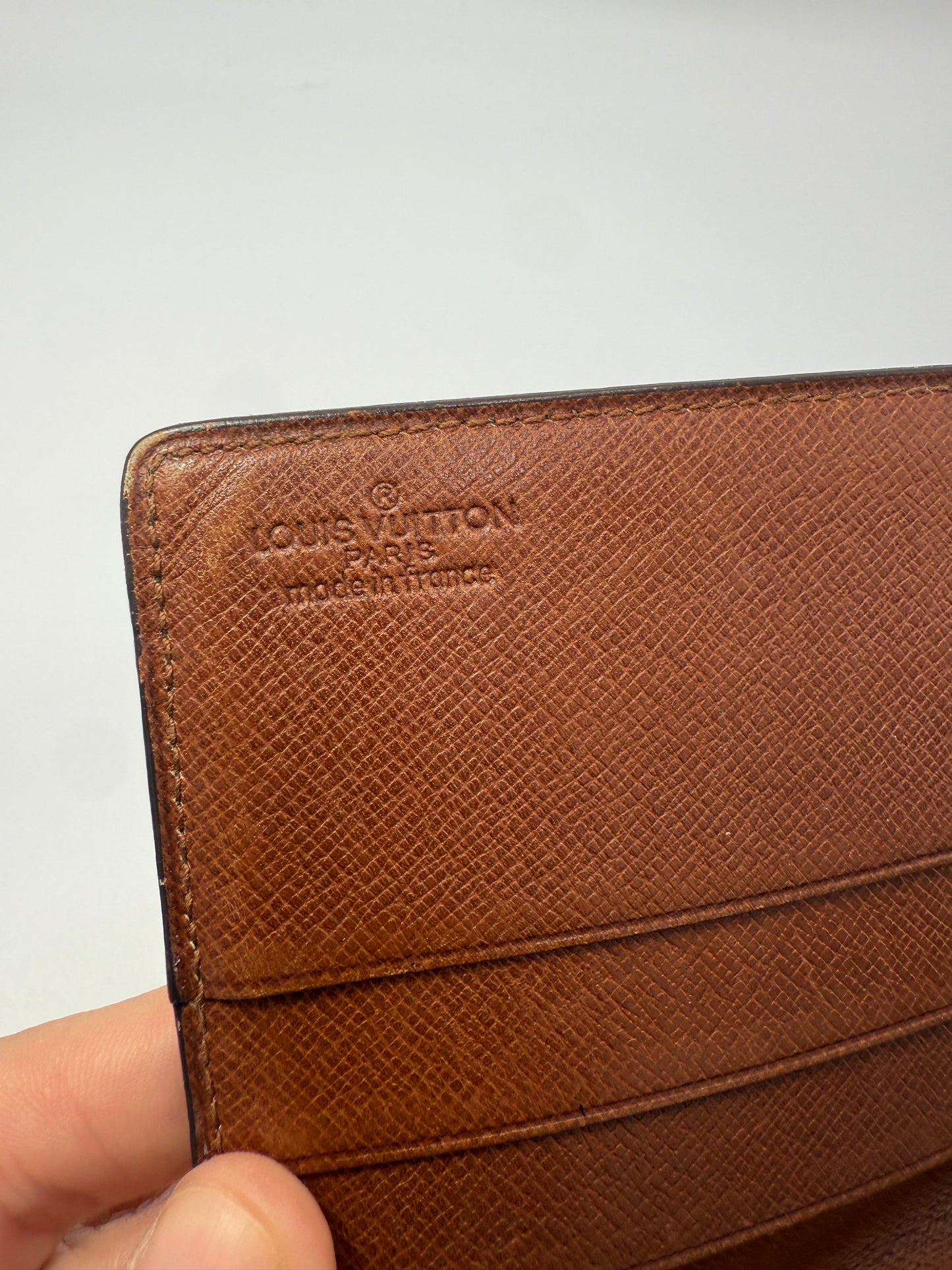 Louis Vuitton Monogram Checkbook Cover Wallet