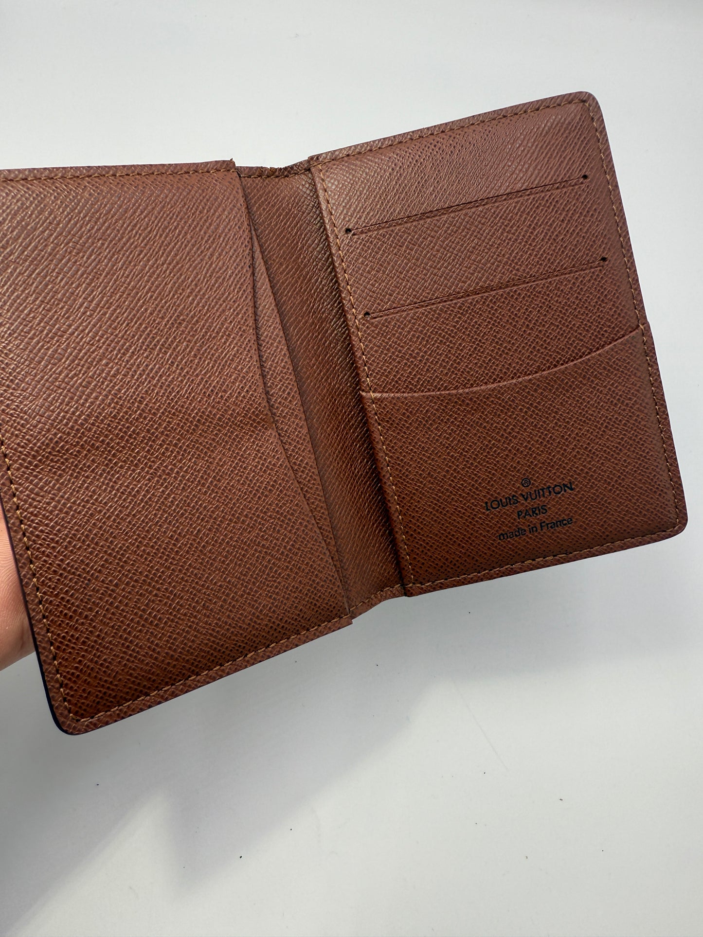 Louis Vuitton Monogram Pocket Organizer Full Set MI4057