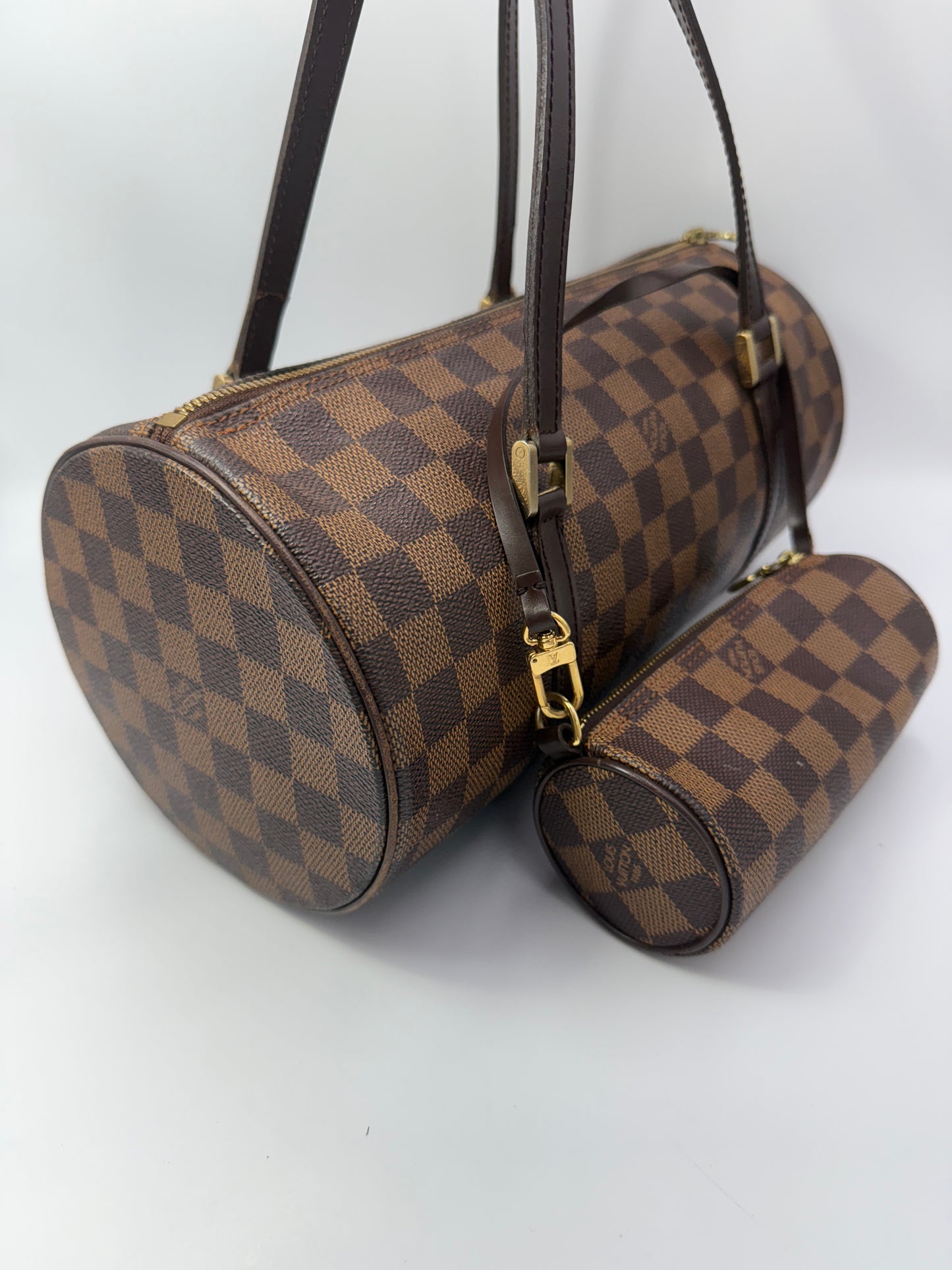 Louis Vuitton Damier Ebene Papillon 30 with Mini