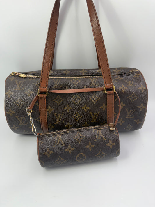 Louis Vuitton Monogram Papillon 30 cm with Matching Mini Bundle