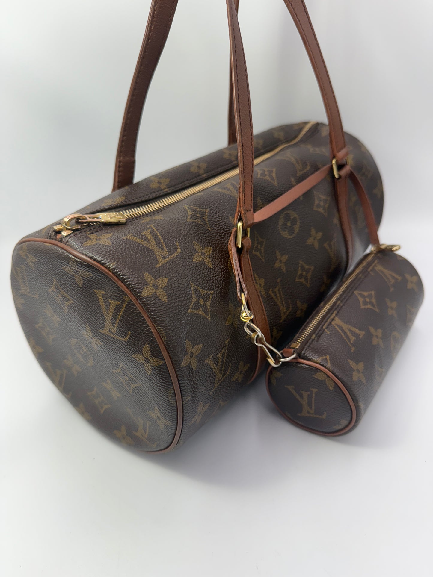 Louis Vuitton Monogram Papillon 30 cm with Matching Mini Bundle