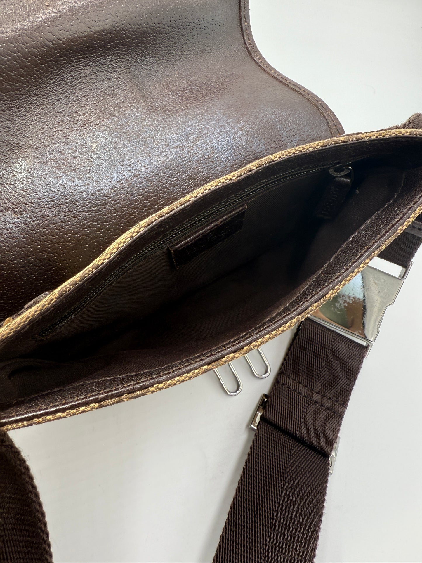 Gucci Guccissima Canvas Beige Belt Bag