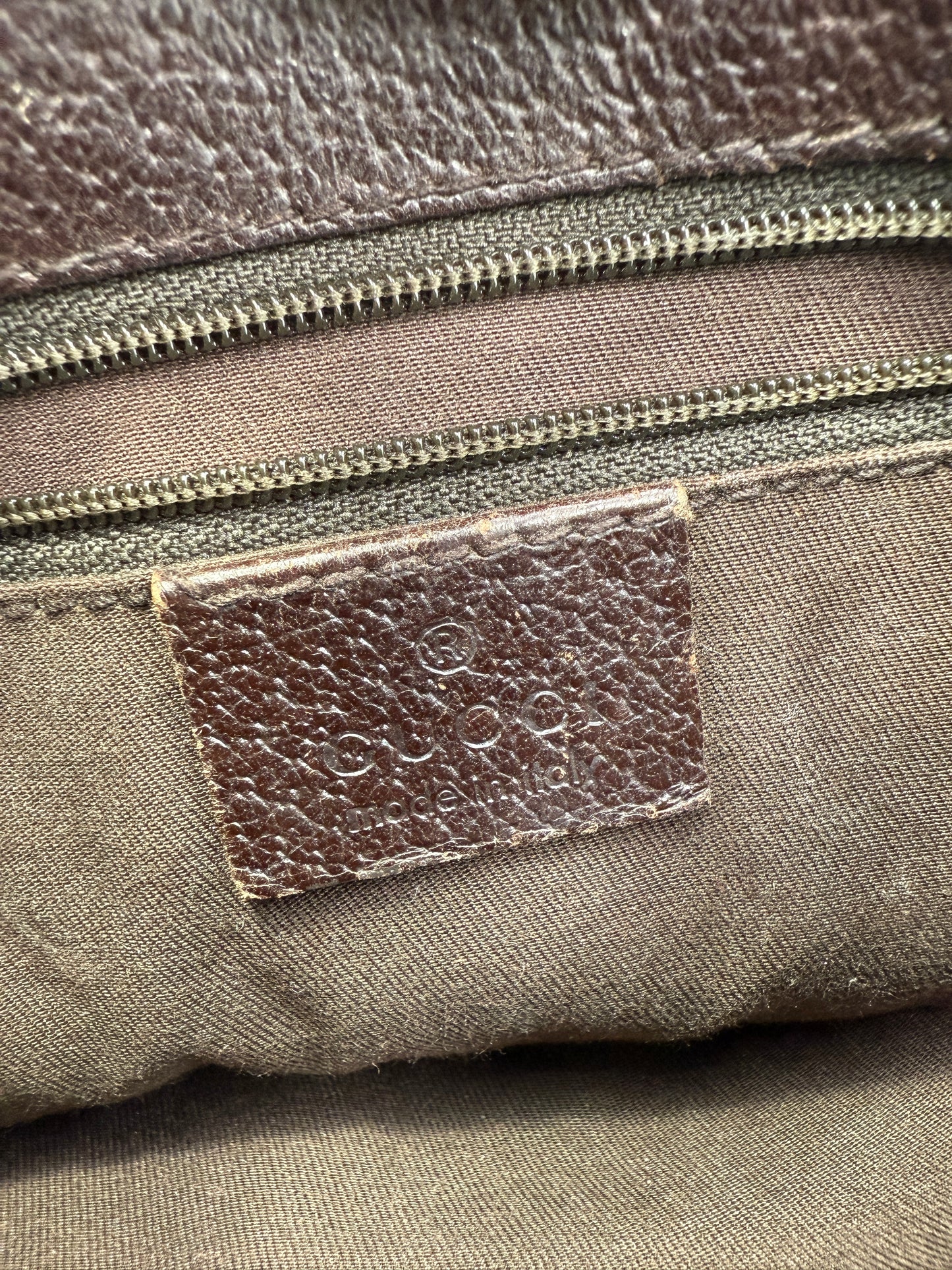 Gucci Guccissima Canvas Beige Belt Bag