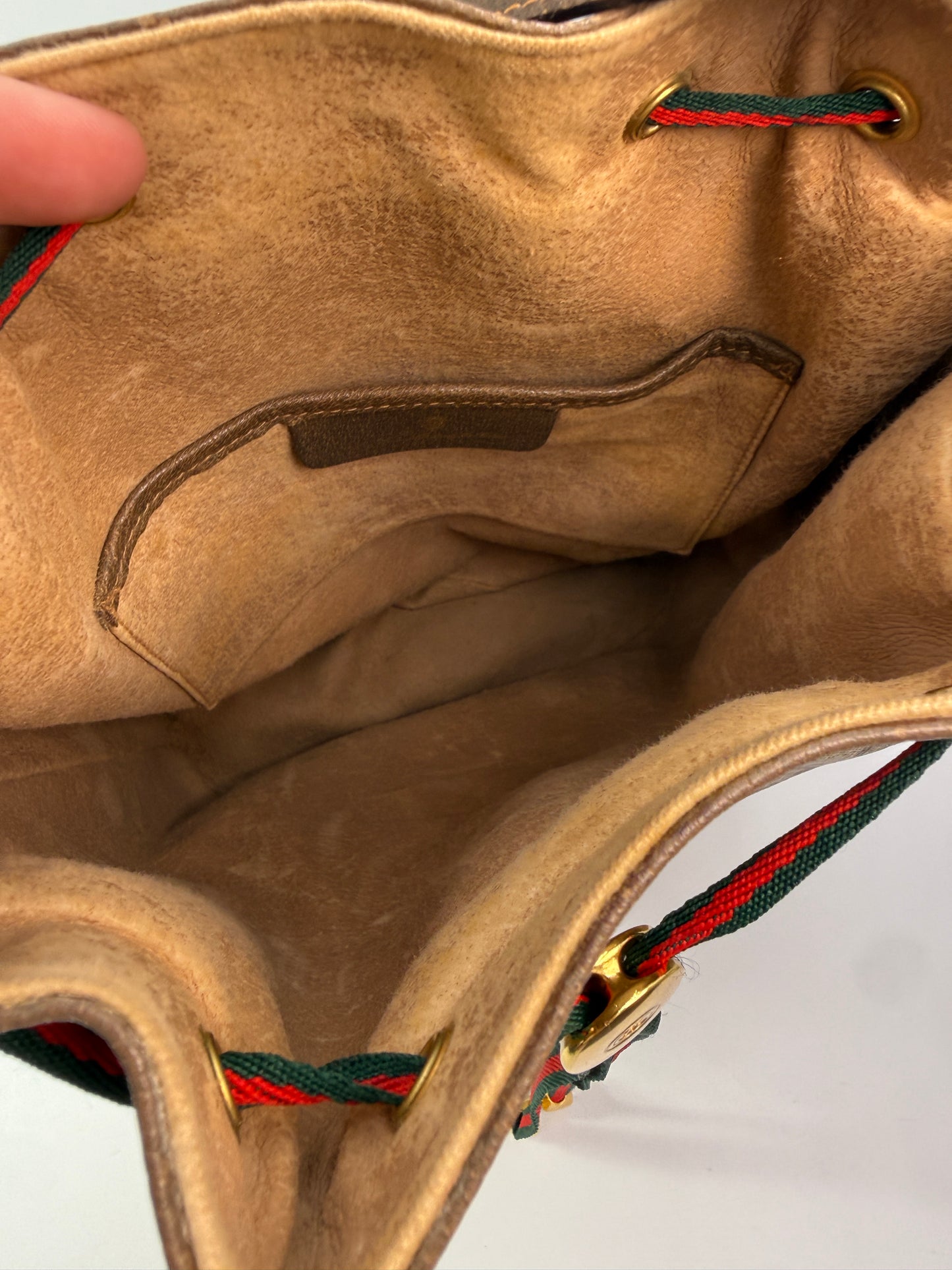 Gucci Customized Supreme Vintage Guccissima Bucket Bag
