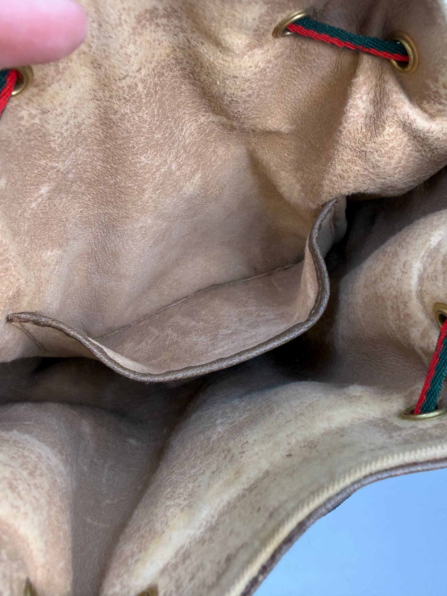 Gucci Customized Supreme Vintage Guccissima Bucket Bag