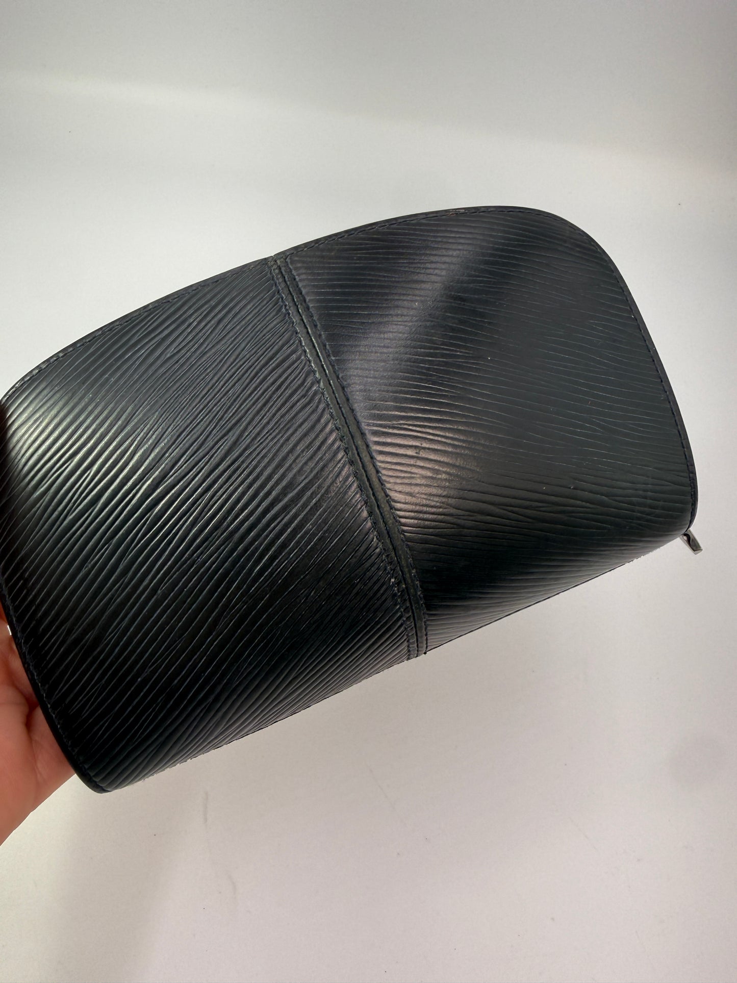 Louis Vuitton Rare Black Epi Leather Zippered Wallet