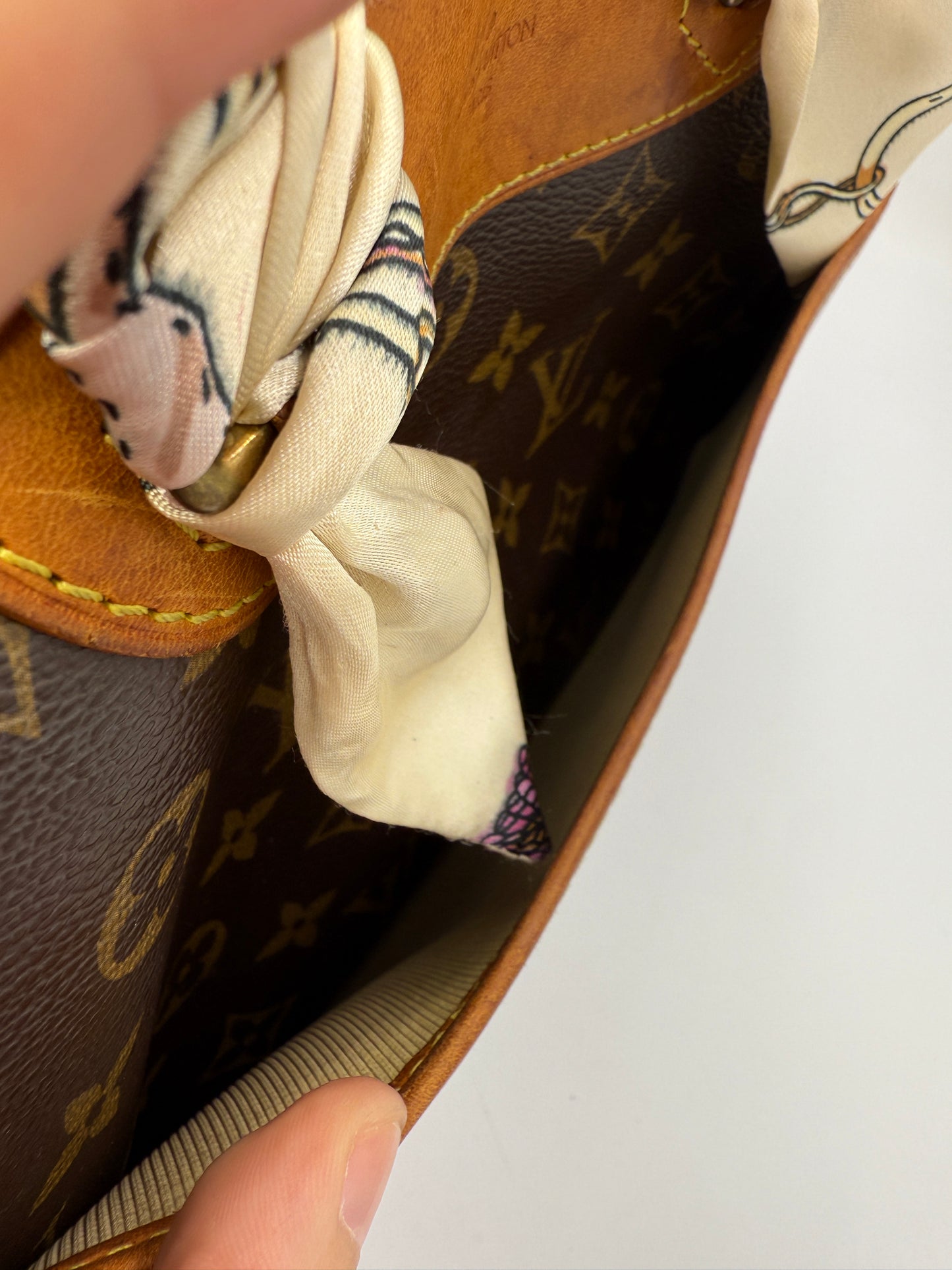 Louis Vuitton Monogram Coated Canvas Trouville BA0098