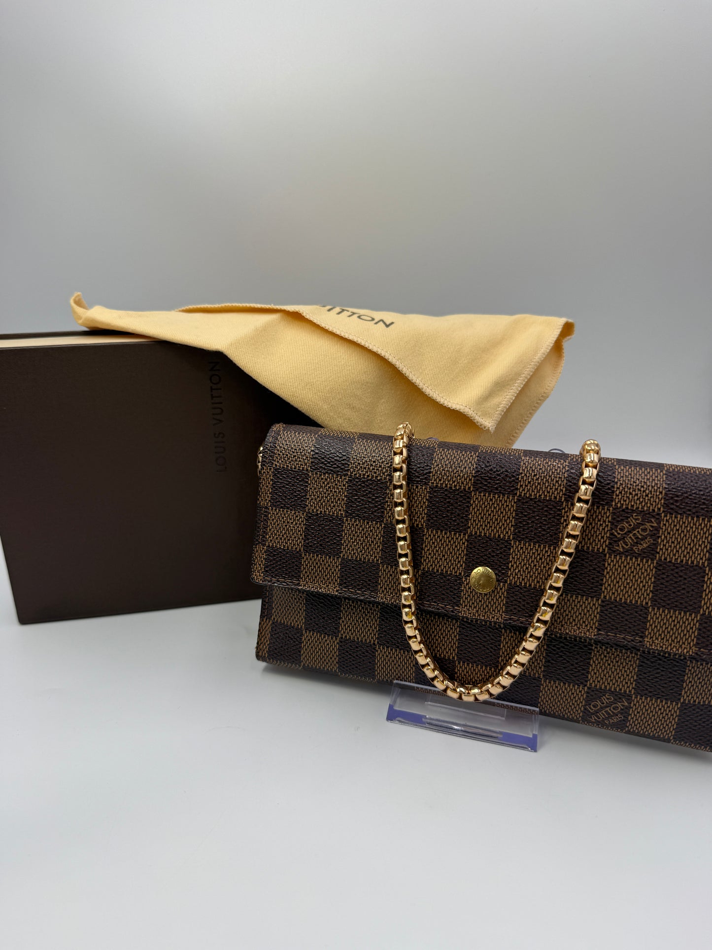 Louis Vuitton Damier Ebene Continental Long Wallet TH0038