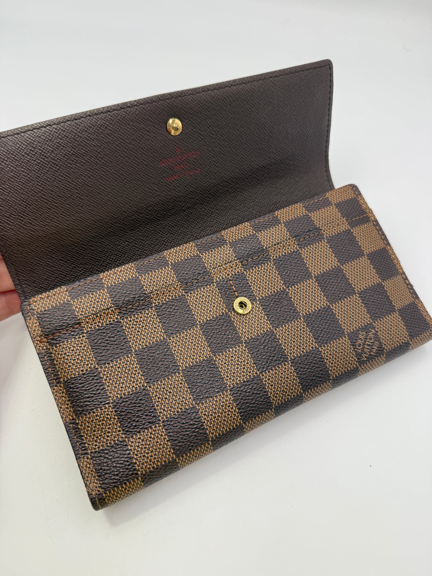 Louis Vuitton Damier Ebene Continental Long Wallet TH0038