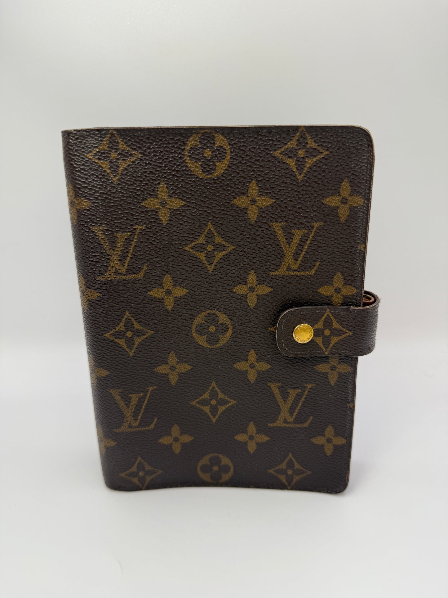 Louis Vuitton Monogram Coated Canvas Agenda MM SP0051