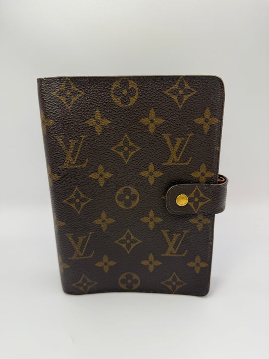 Louis Vuitton Monogram Coated Canvas Agenda MM SP0051