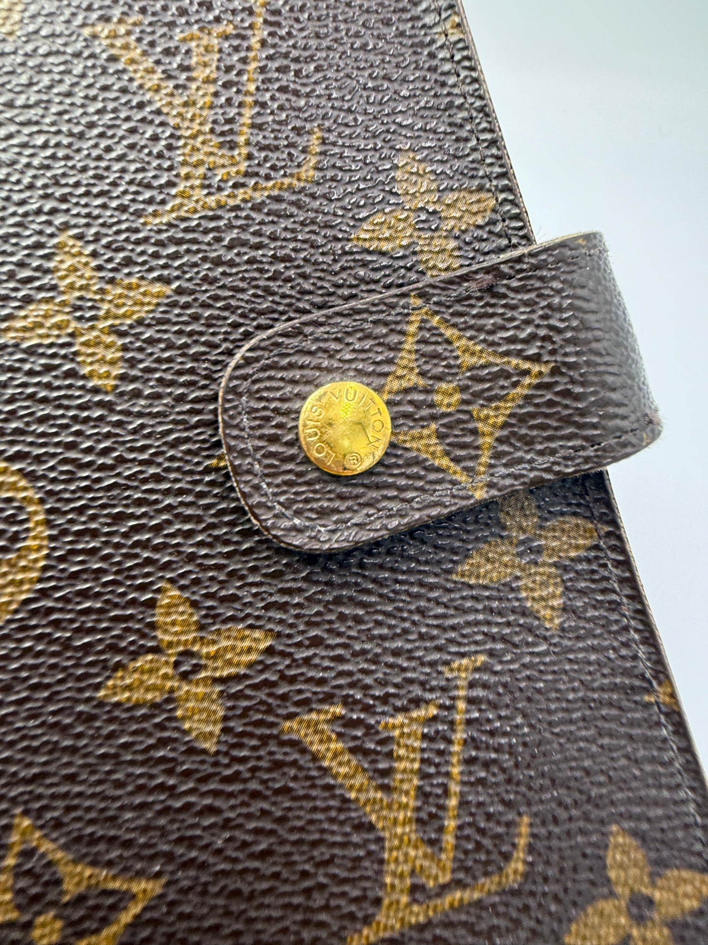 Louis Vuitton Monogram Coated Canvas Agenda MM SP0051