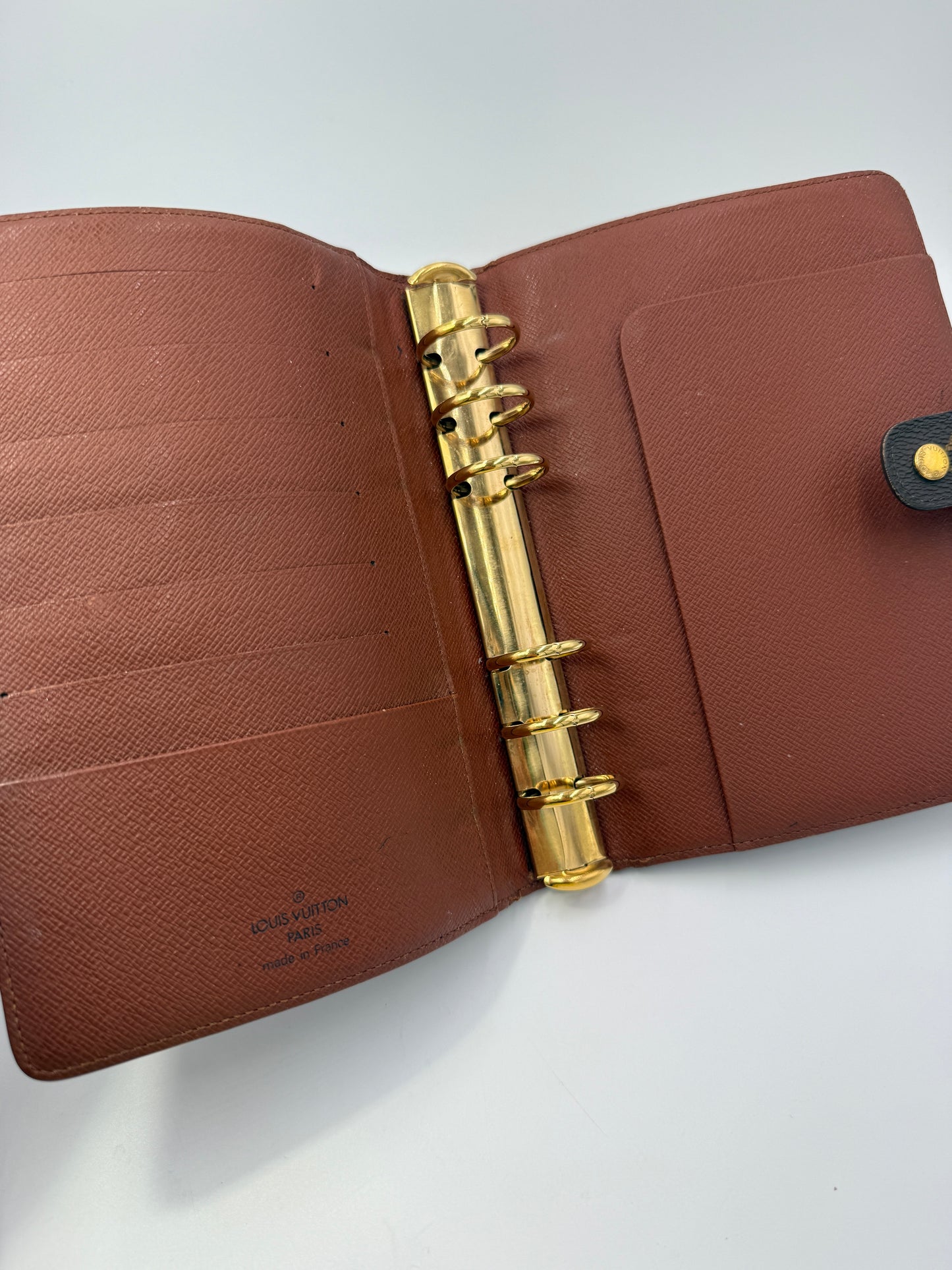 Louis Vuitton Monogram Coated Canvas Agenda MM SP0051
