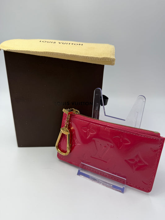 Louis Vuitton  Barbie PInk Vernis Key Cles CA0026