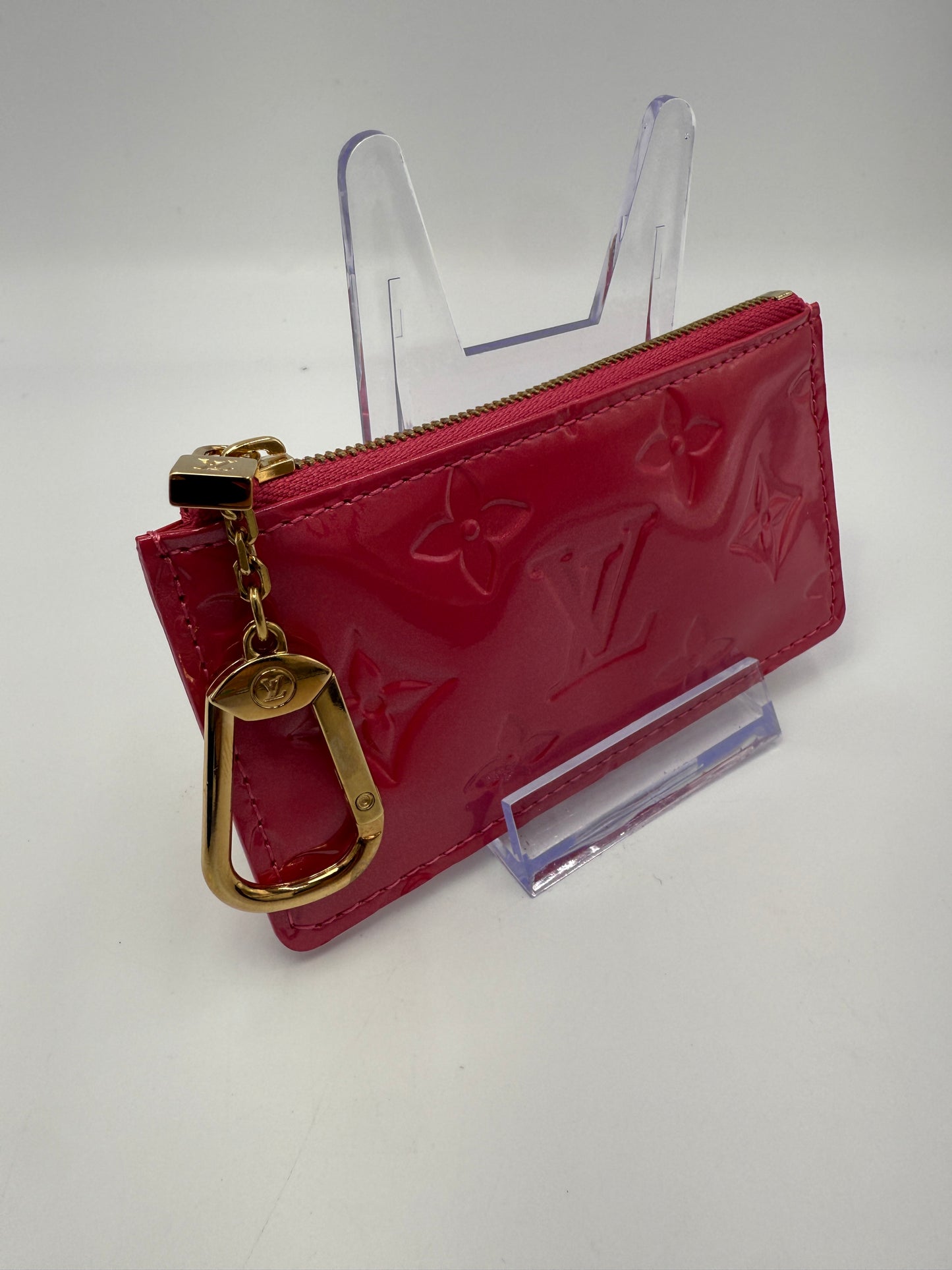 Louis Vuitton  Barbie PInk Vernis Key Cles CA0026
