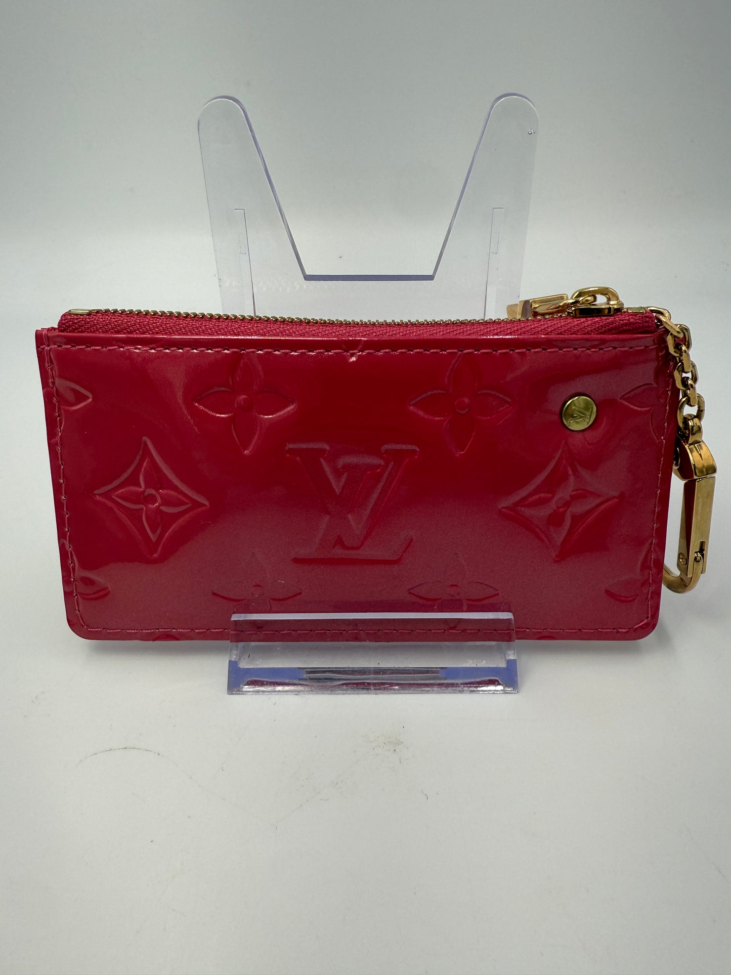 Louis Vuitton  Barbie PInk Vernis Key Cles CA0026