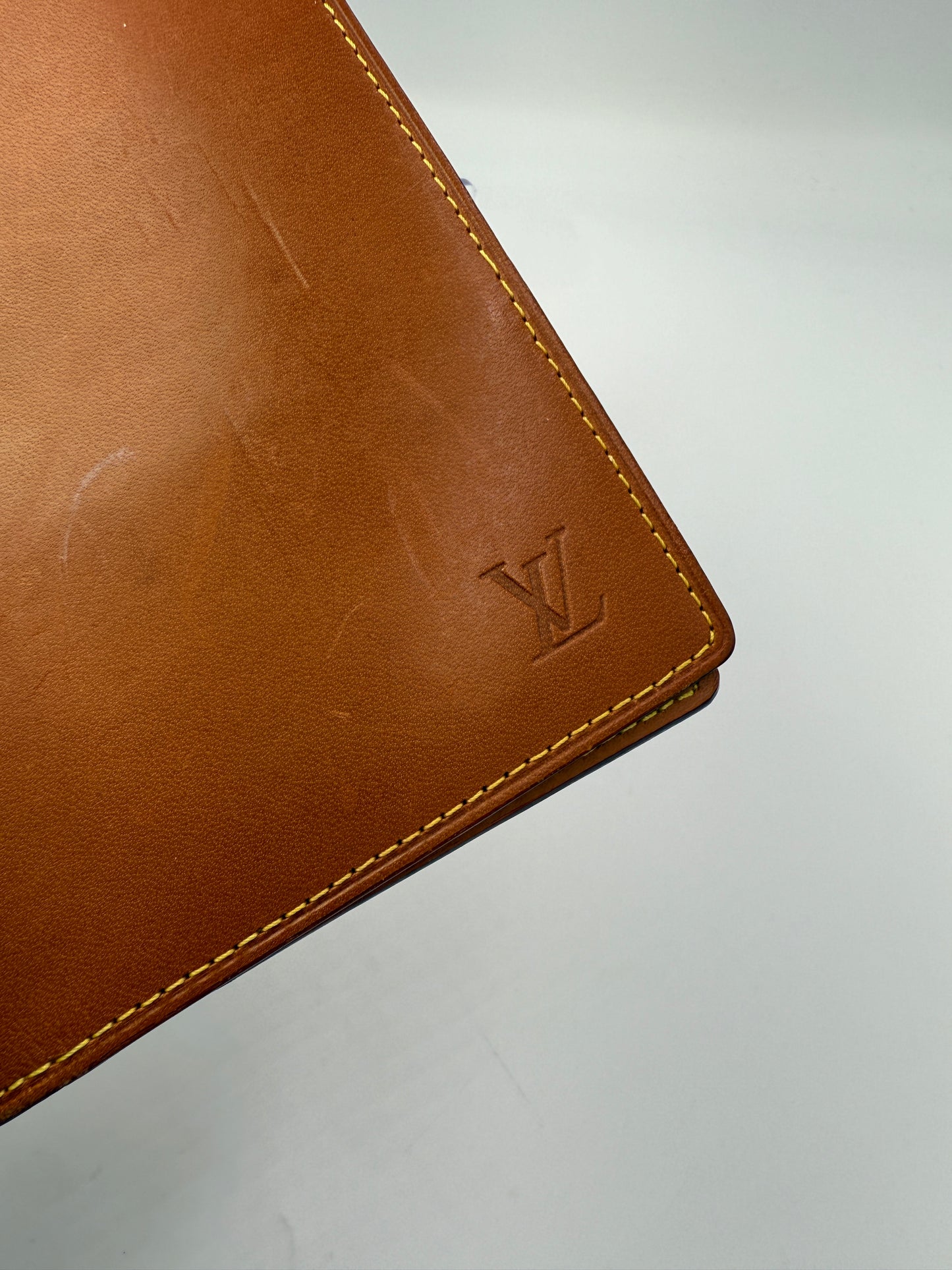 Louis Vuitton Leather Passport Holder CA1022