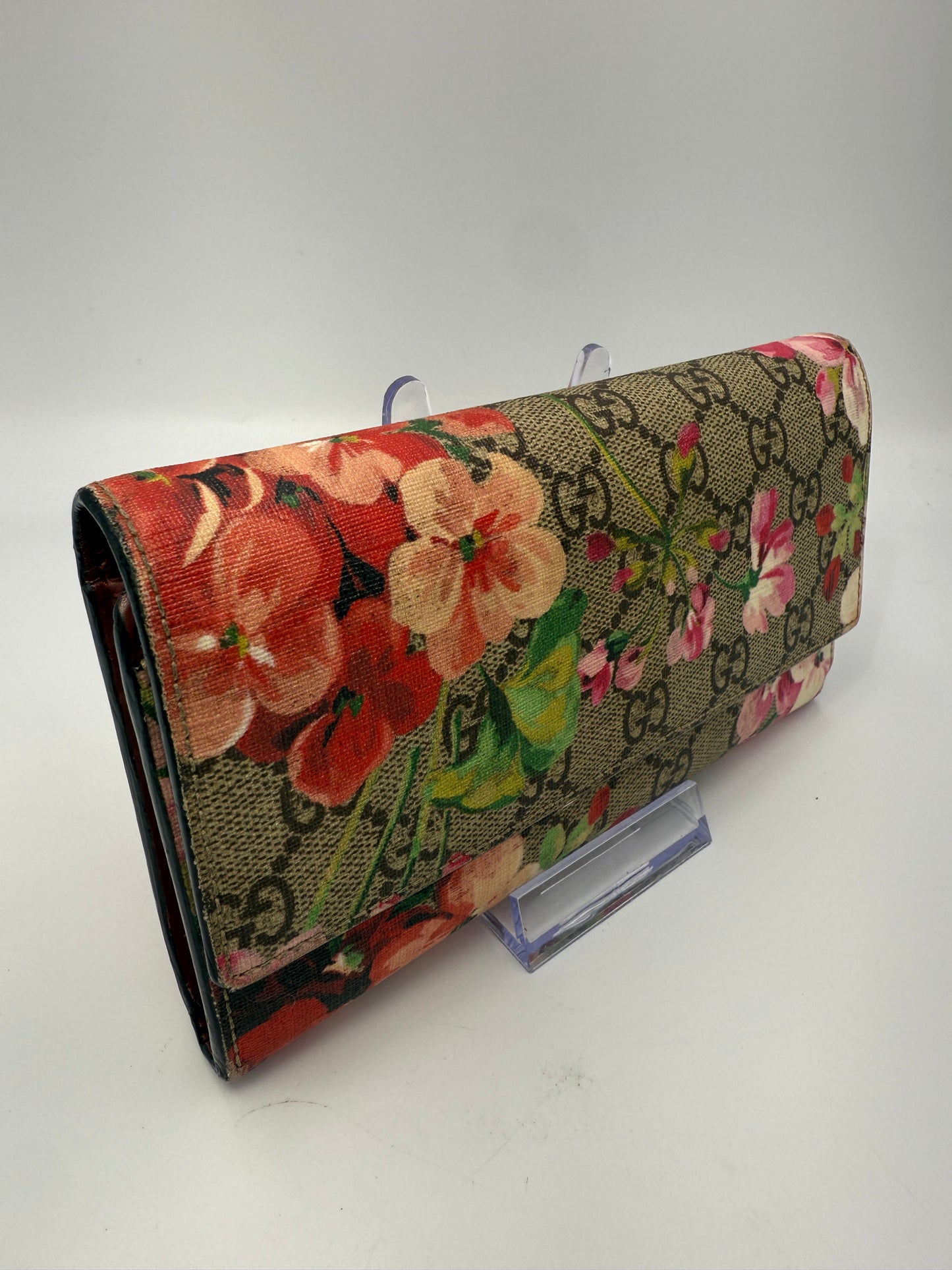 Gucci Guccissima Supreme Floral Long Wallet