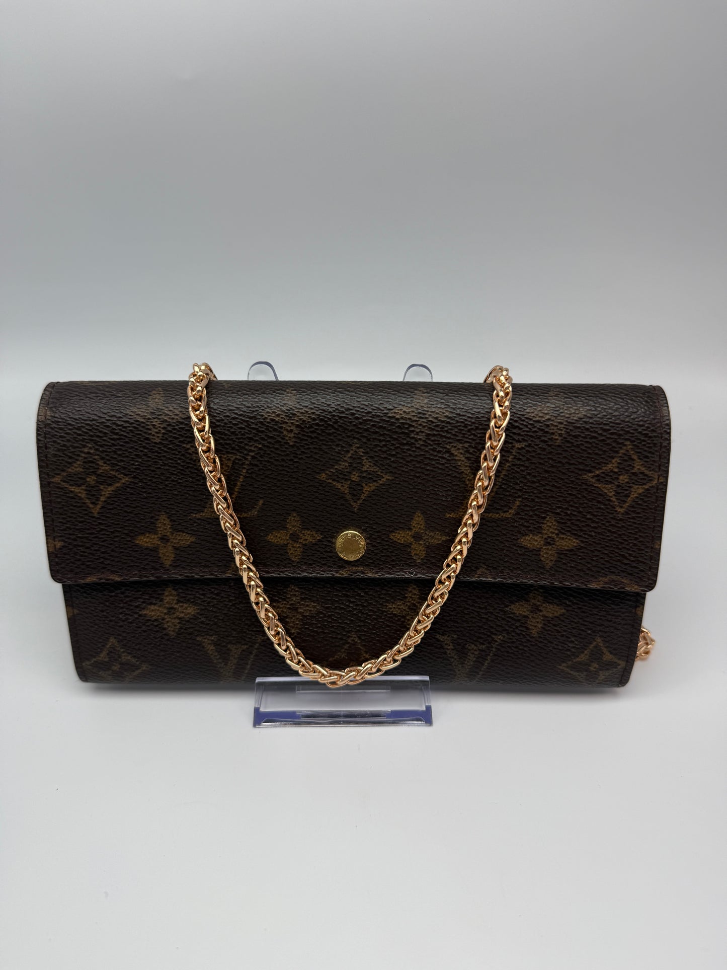 Louis Vuitton Monogram Coated Canvas Sarah Wallet TH0053