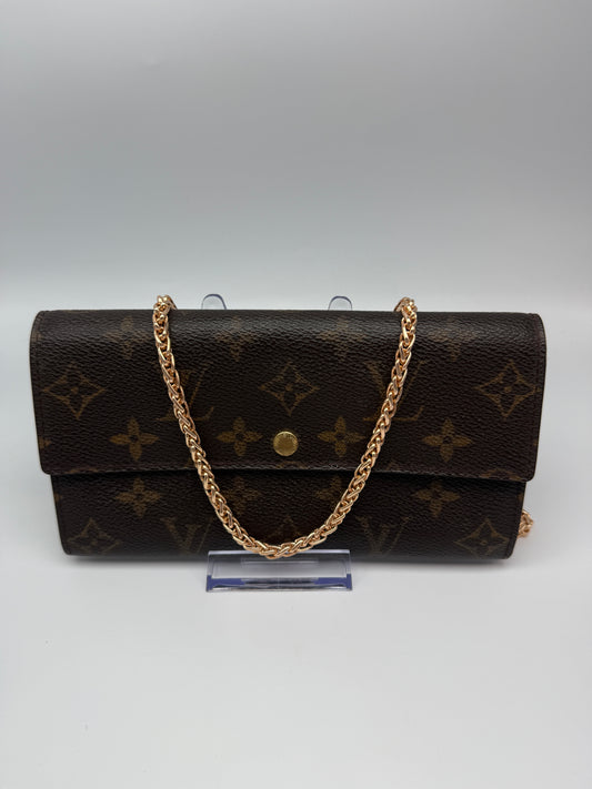 Louis Vuitton Monogram Coated Canvas Sarah Wallet TH0053