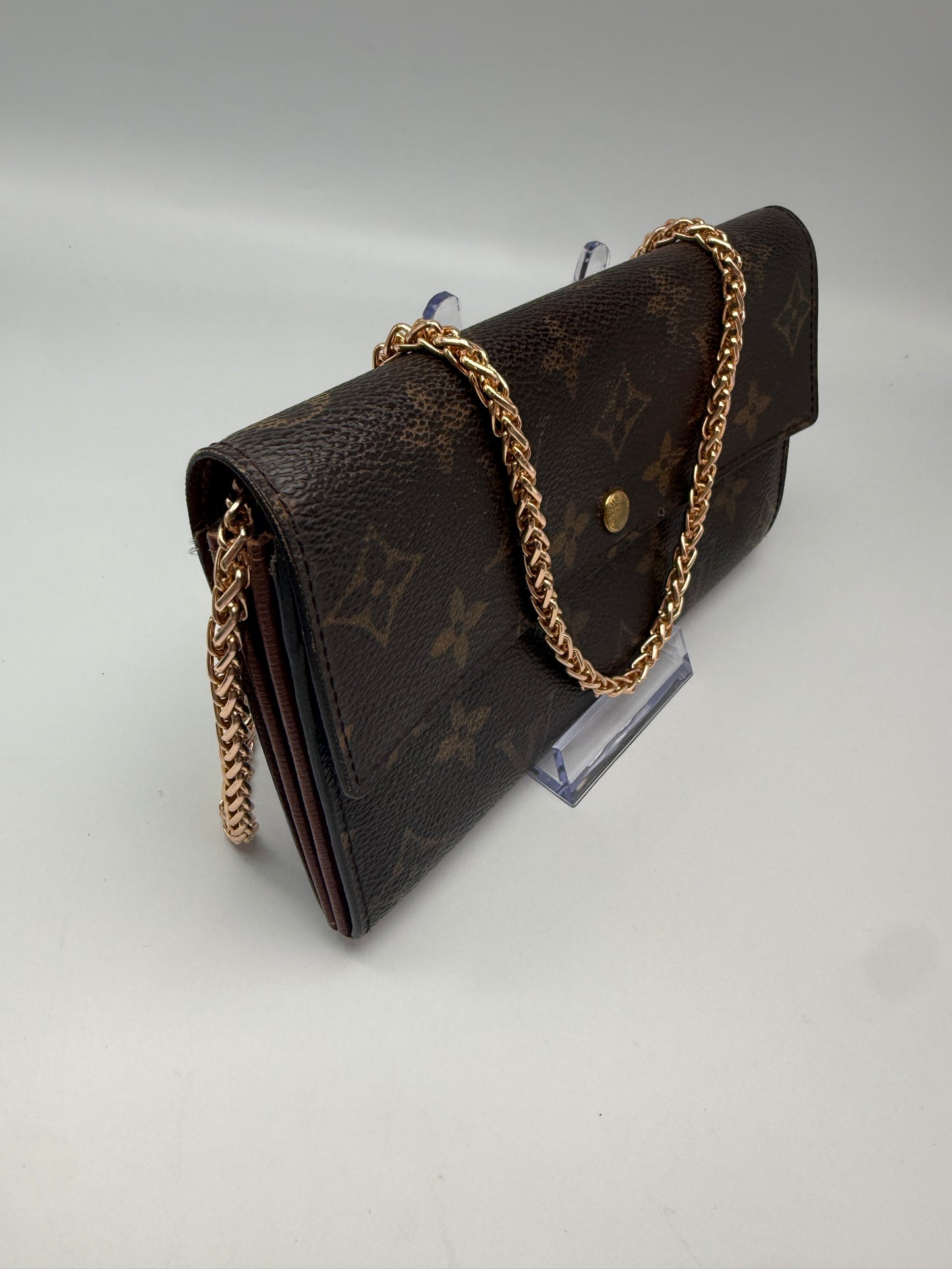 Louis Vuitton Monogram Coated Canvas Sarah Wallet TH0053