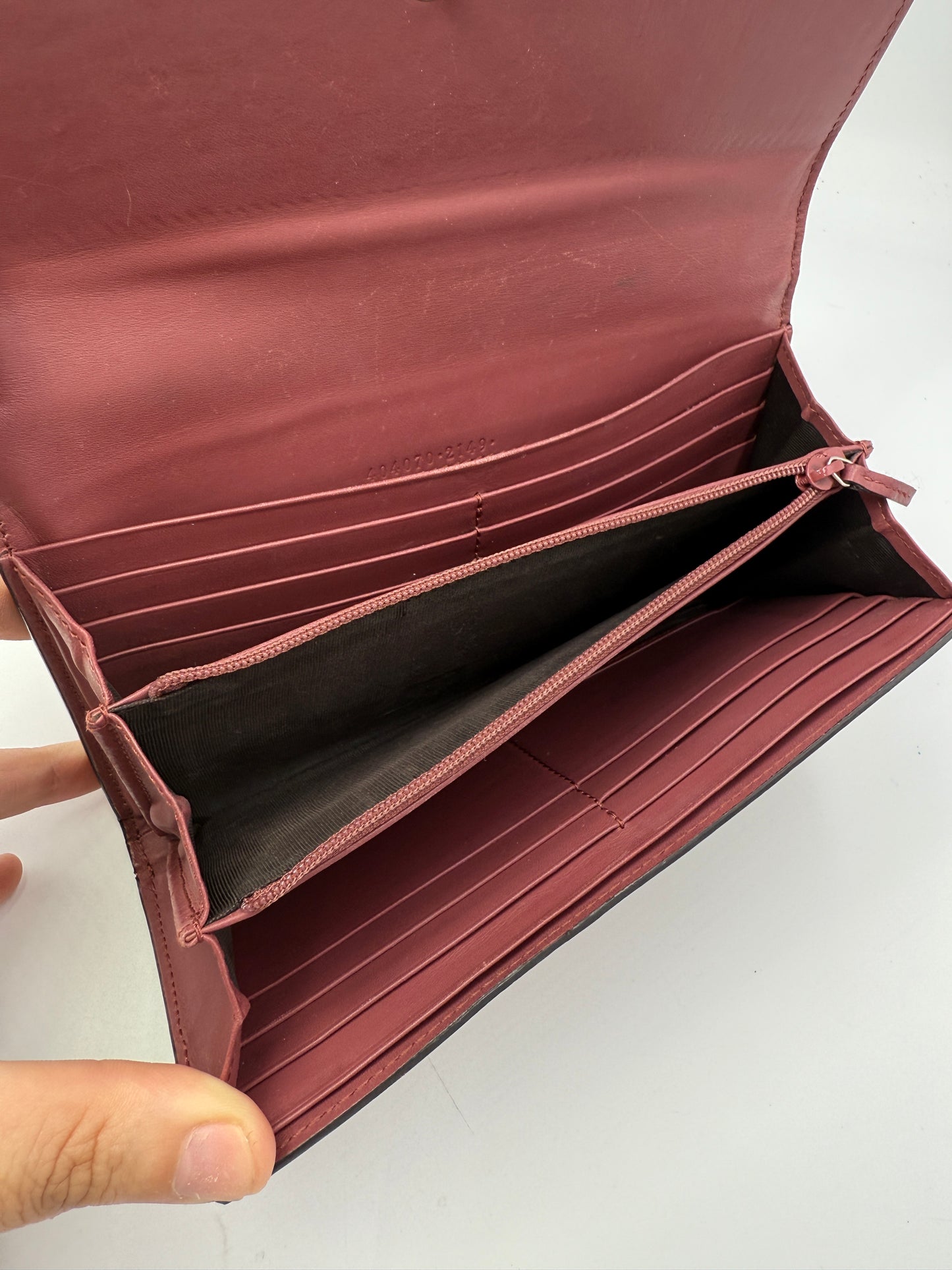Gucci Guccissima Supreme Floral Long Wallet