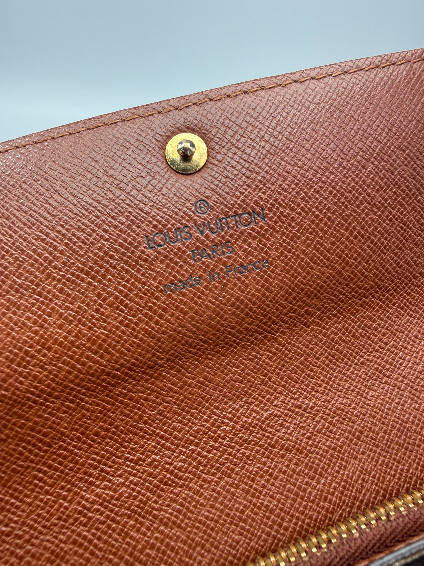 Louis Vuitton Monogram Coated Canvas Sarah Wallet TH0053