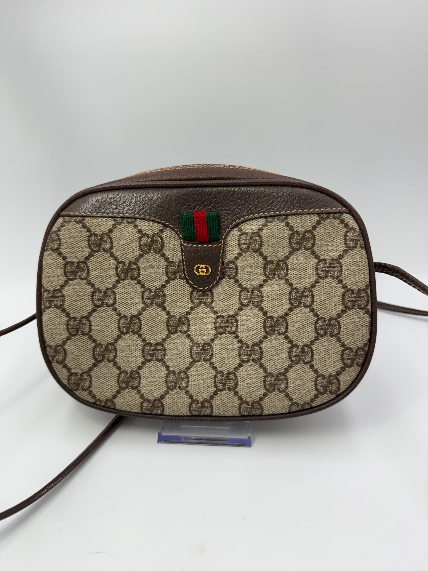 Gucci Guccissima Vintage Supreme Coated Canvas Crossbody