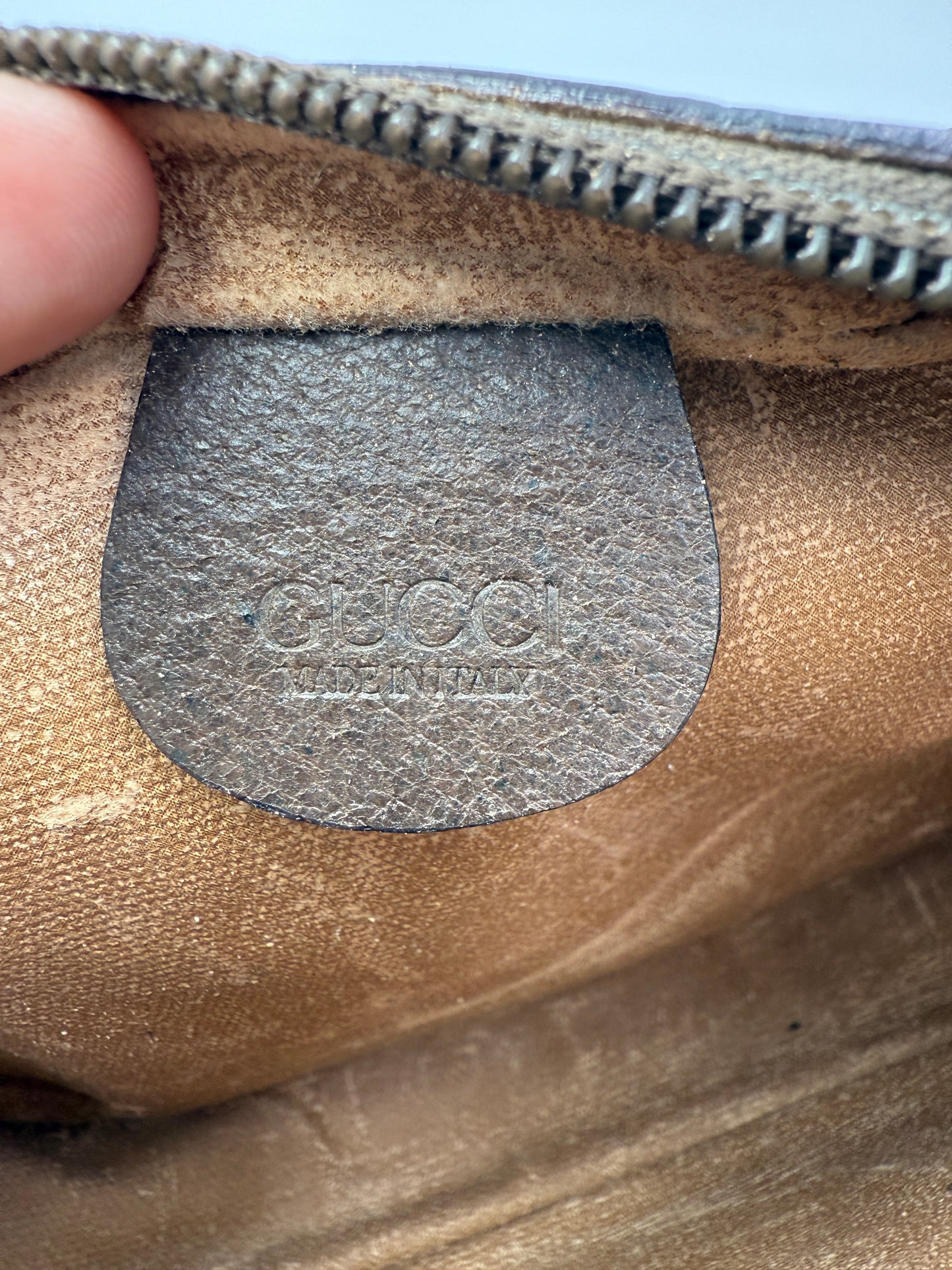 Gucci Guccissima Vintage Supreme Coated Canvas Crossbody