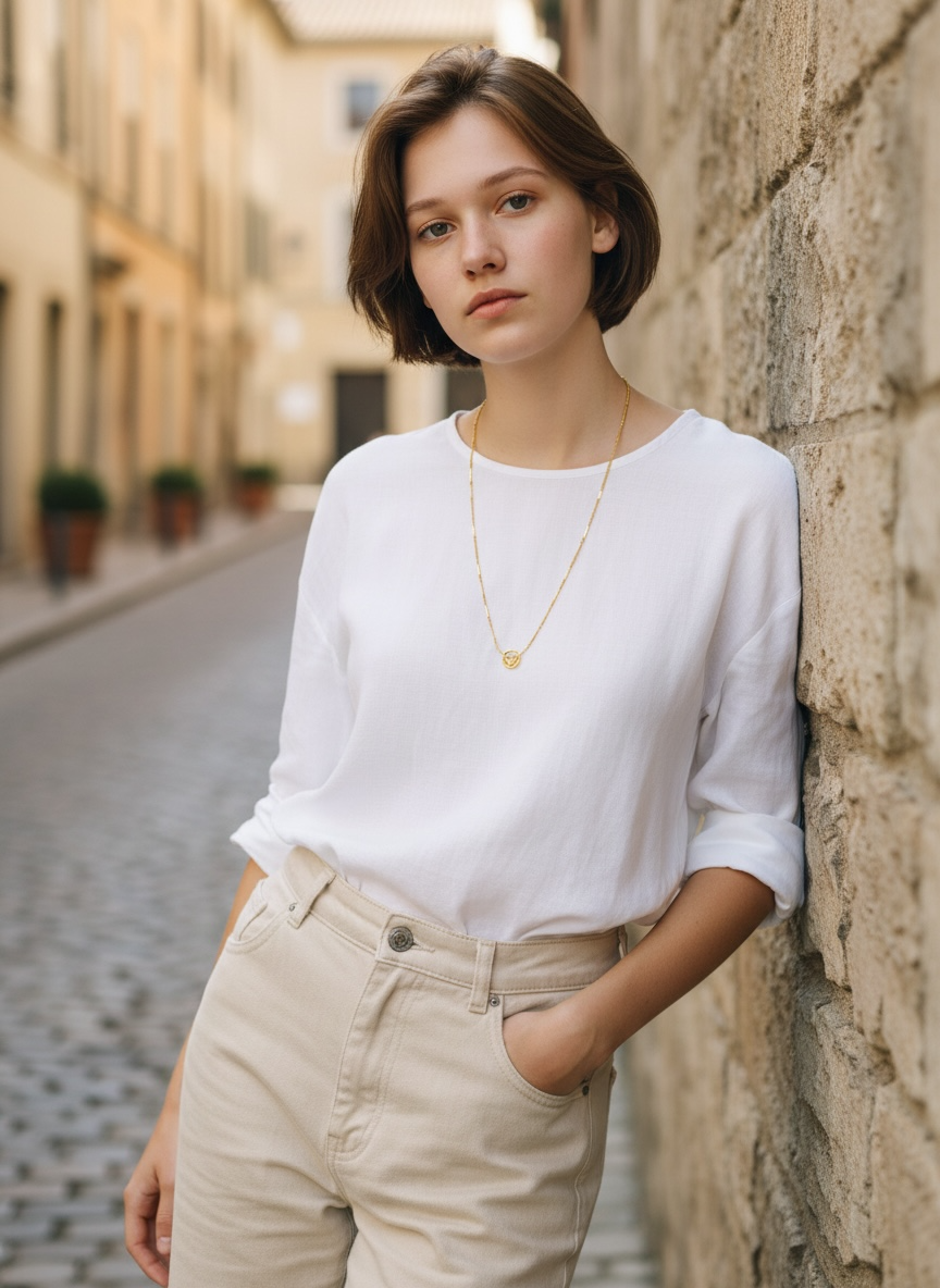 Repurposed Fendi Logo Pendant Necklace